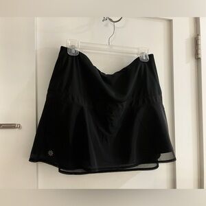 Athleta black sporty skort skirt